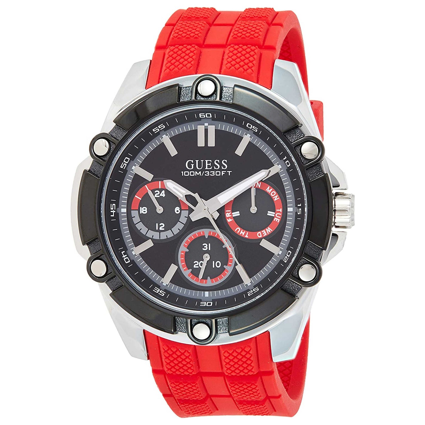 Front view of Guess Bolt Men's Quartz Watch W1302G1