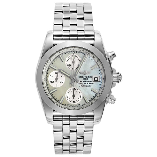 Front view of Breitling Chronomat Women's Automatic Watch W1331012-A774-385A