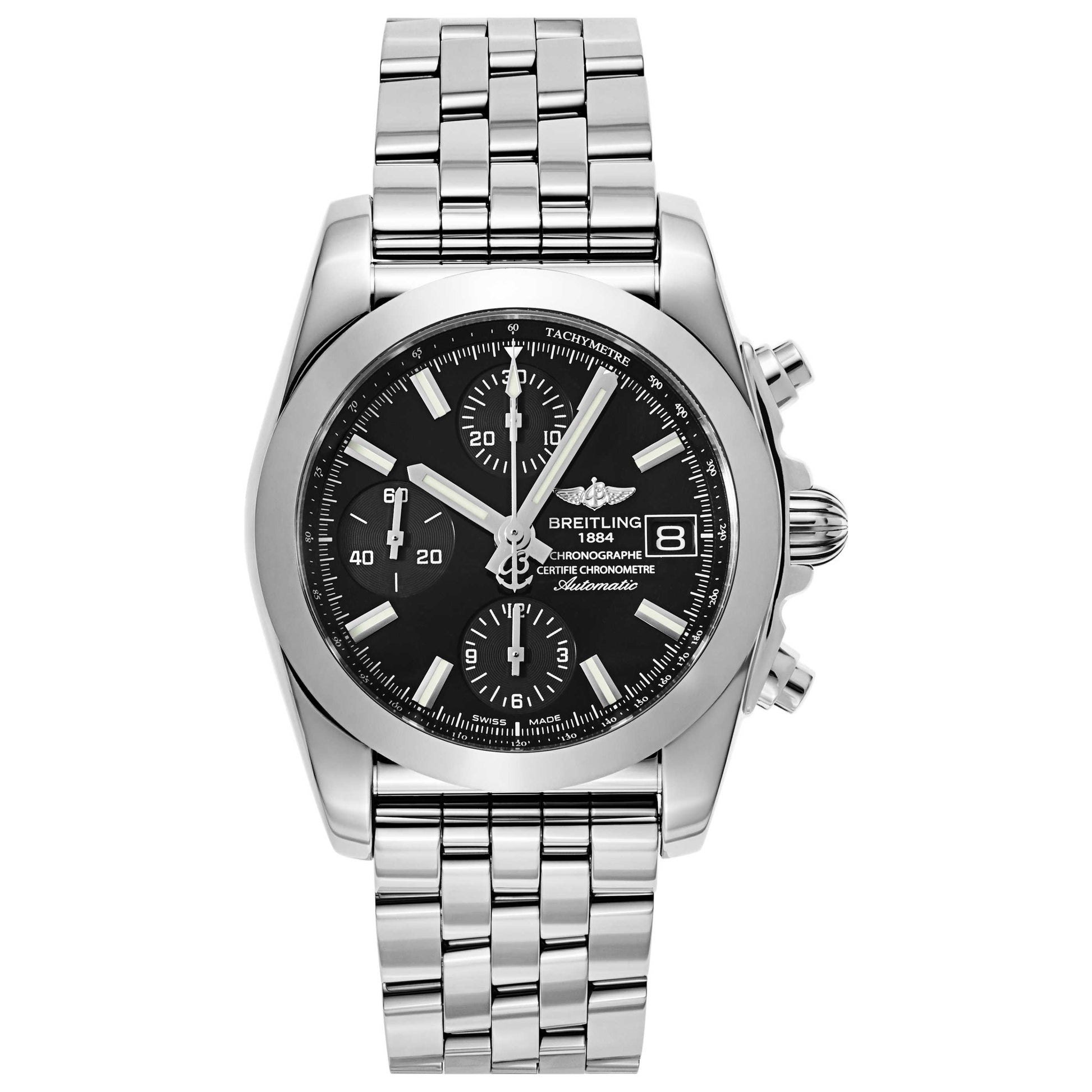 Front view of Breitling Chronomat Women's Automatic Watch W1331012-BD92-385A