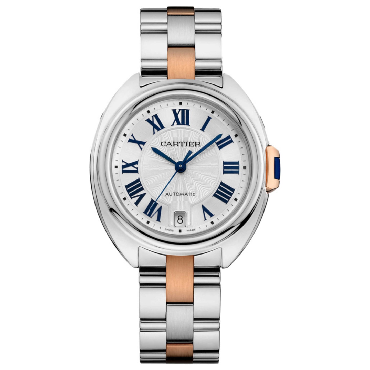 Front view of Cartier Cle De Cartier Women's Automatic Watch W2CL0003