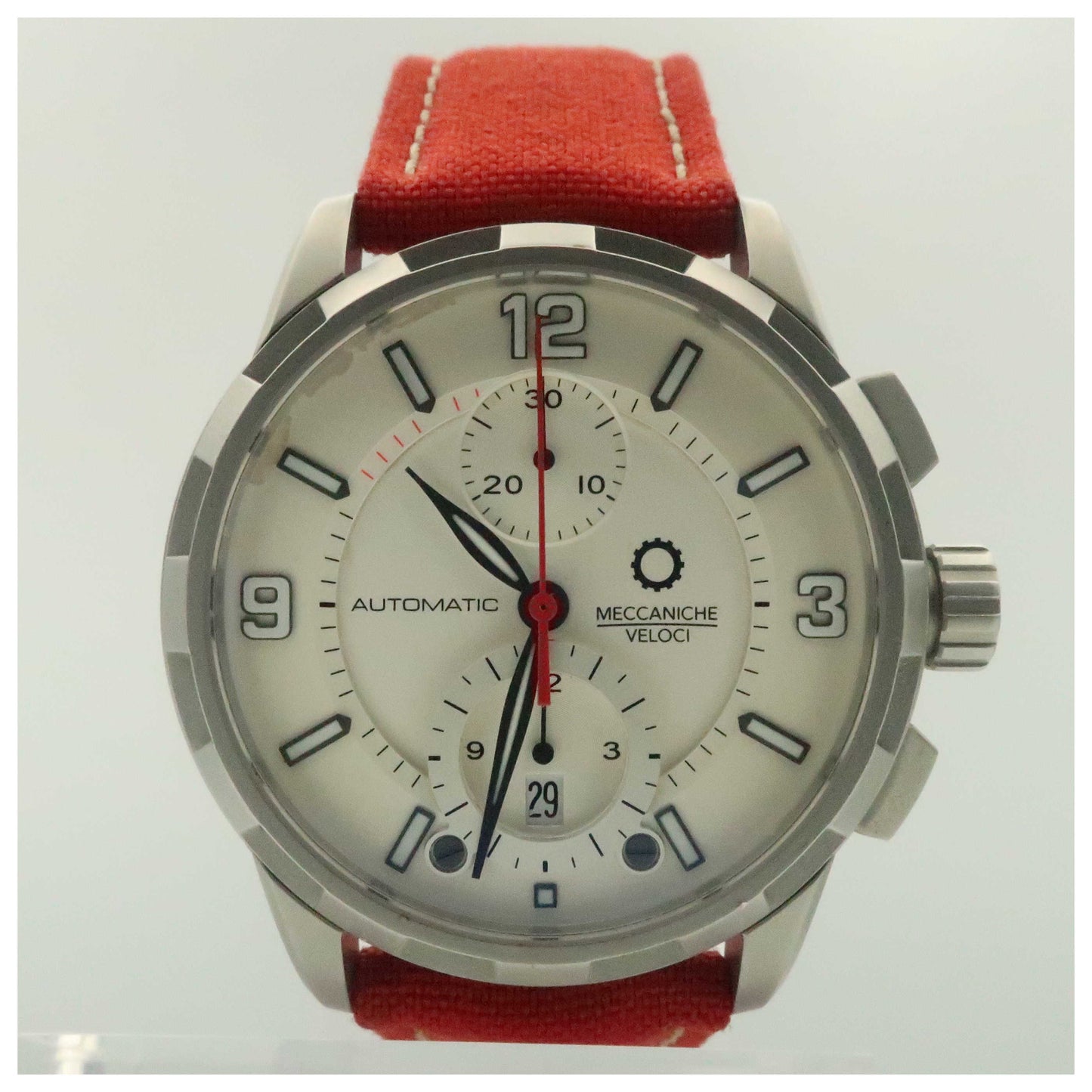 Front view of Meccaniche Veloci Rally Men's Automatic Watch W501CD063-PO