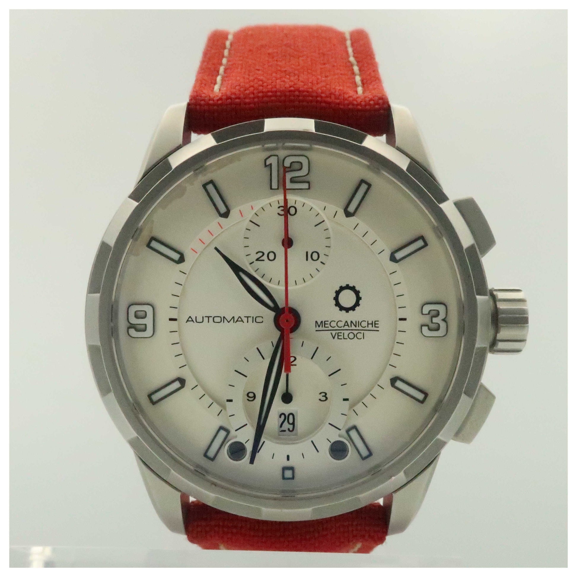 Front view of Meccaniche Veloci Rally Men's Automatic Watch W501CD063-PO