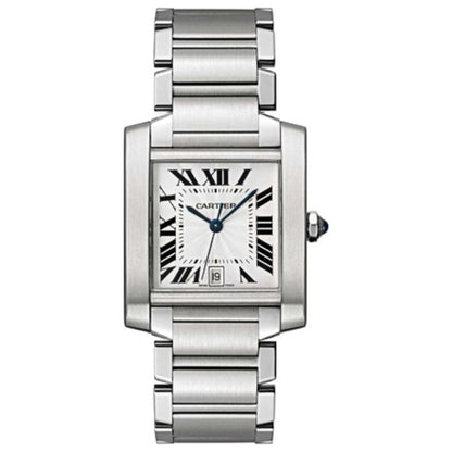 Front view of Cartier Tank Francaise Men's Watch W51002Q3