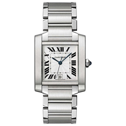 Front view of Cartier Tank Francaise Men's Watch W51002Q3