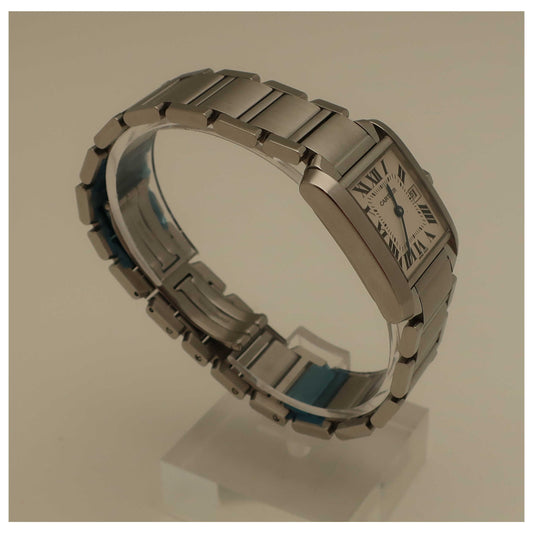 Cartier Tank Francaise Men's Swiss Quartz (Battery-Powered) Watch W51011Q3-PO - Image #3