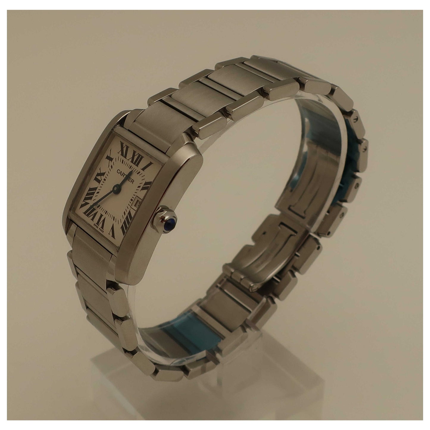 Cartier Tank Francaise Men's Swiss Quartz (Battery-Powered) Watch W51011Q3-PO - Image #4