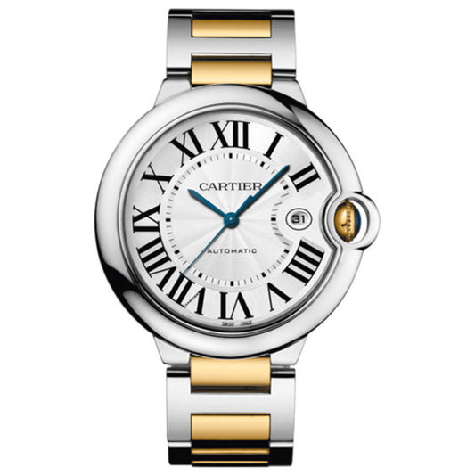 Front view of Cartier Ballon Bleu Men's Watch W69009Z3