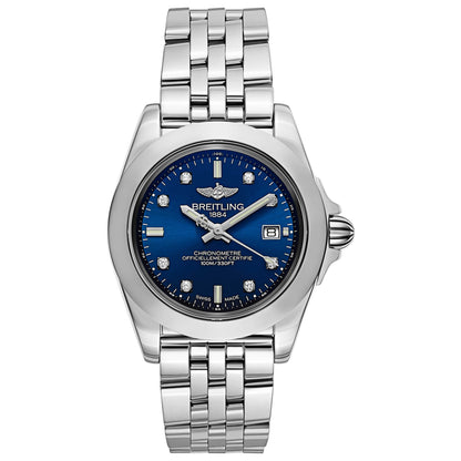 Front view of Breitling Galactic Women's Swiss Quartz (Battery-Powered) Watch W7133012-C966-792A