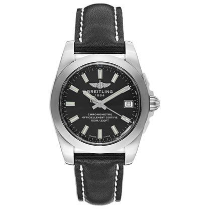 Front view of Breitling Galactic Women's Swiss Quartz (Battery-Powered) Certified Chronometer Watch W7433012-BE08-414X