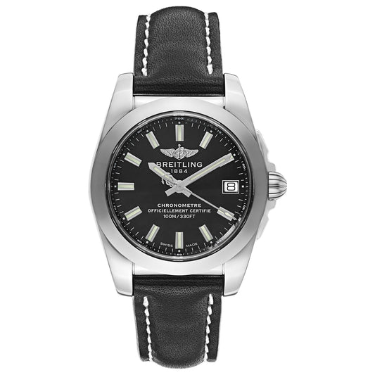 Front view of Breitling Galactic Women's Swiss Quartz (Battery-Powered) Certified Chronometer Watch W7433012-BE08-414X