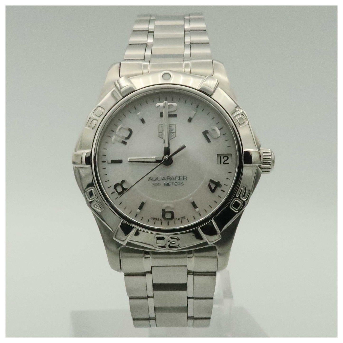 Front view of Tag Heuer Aquaracer Women's Swiss Quartz (Battery-Powered) Watch WAF1311-BA0817-SDV