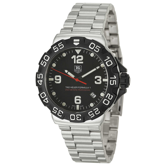 Front view of Tag Heuer Formula 1 Men's Swiss Quartz (Battery-Powered) Watch WAH1110-BA0858