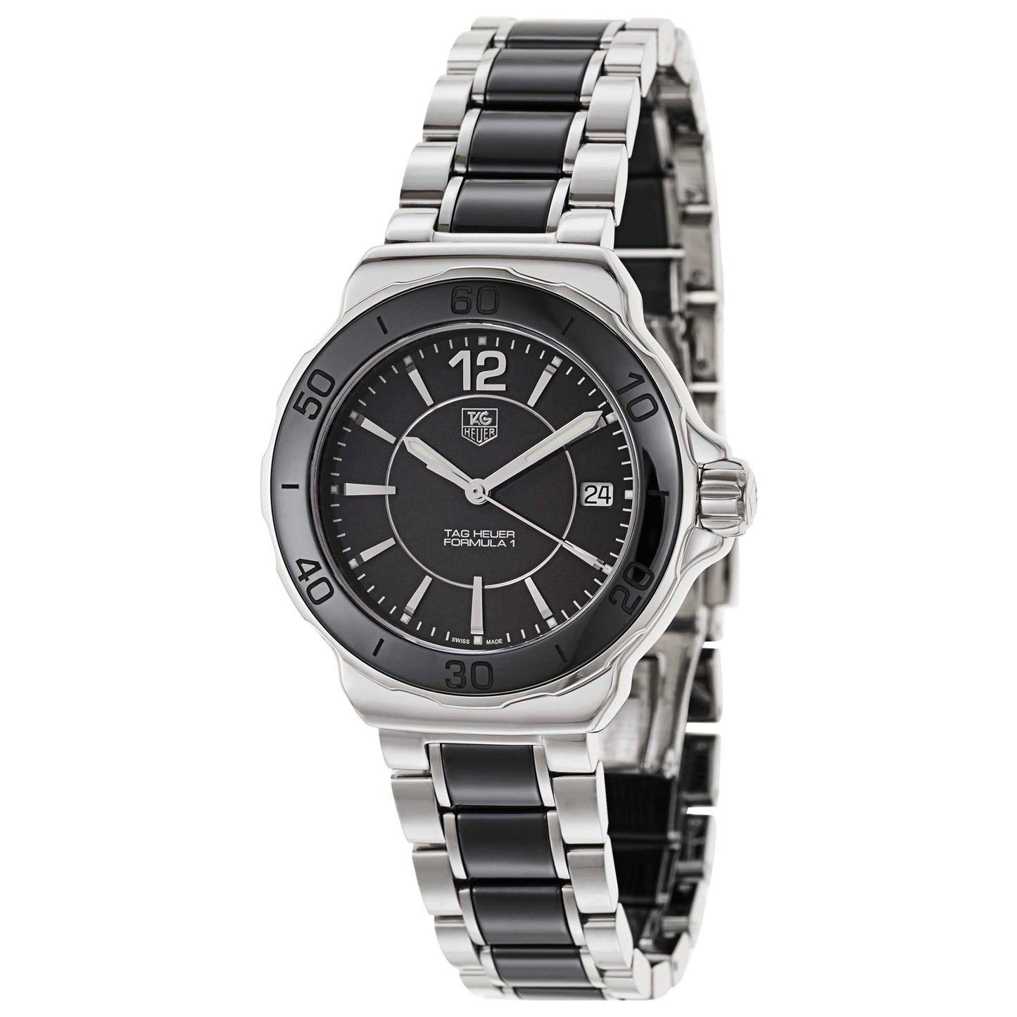 Front view of Tag Heuer Formula 1 Women's Swiss Quartz (Battery-Powered) Watch WAH1210-BA0859