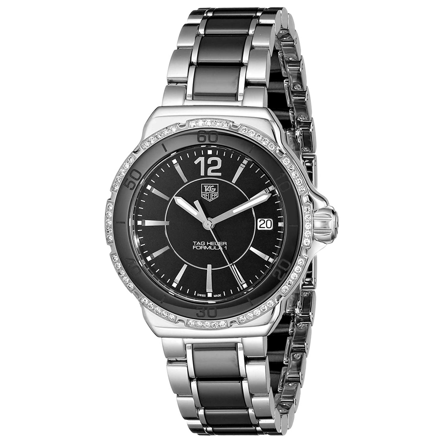 Front view of Tag Heuer Formula 1 Women's Swiss Quartz (Battery-Powered) Watch WAH1212-BA0859-SD