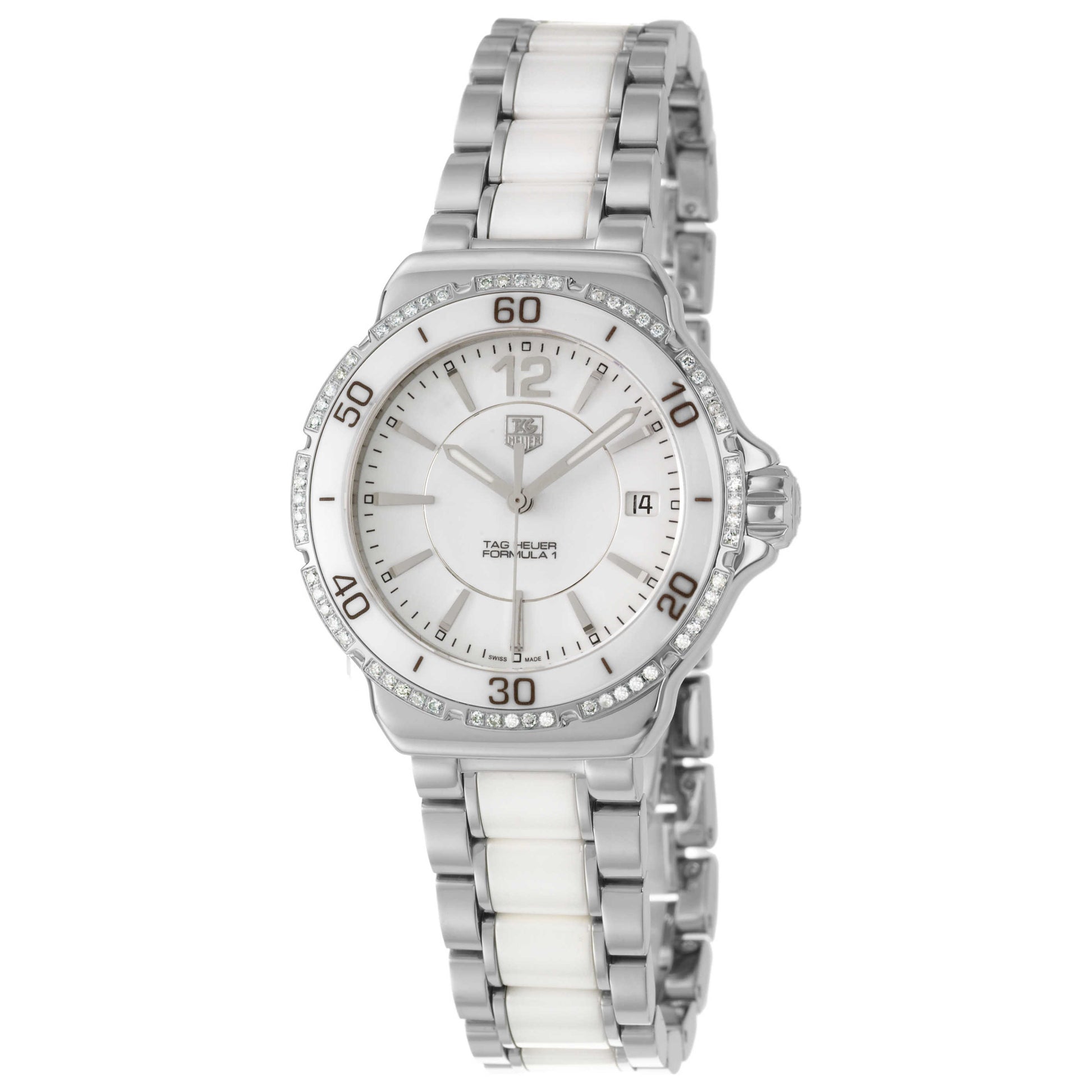 Front view of Tag Heuer Formula 1 Women's Swiss Quartz (Battery-Powered) Watch WAH1213-BA0861