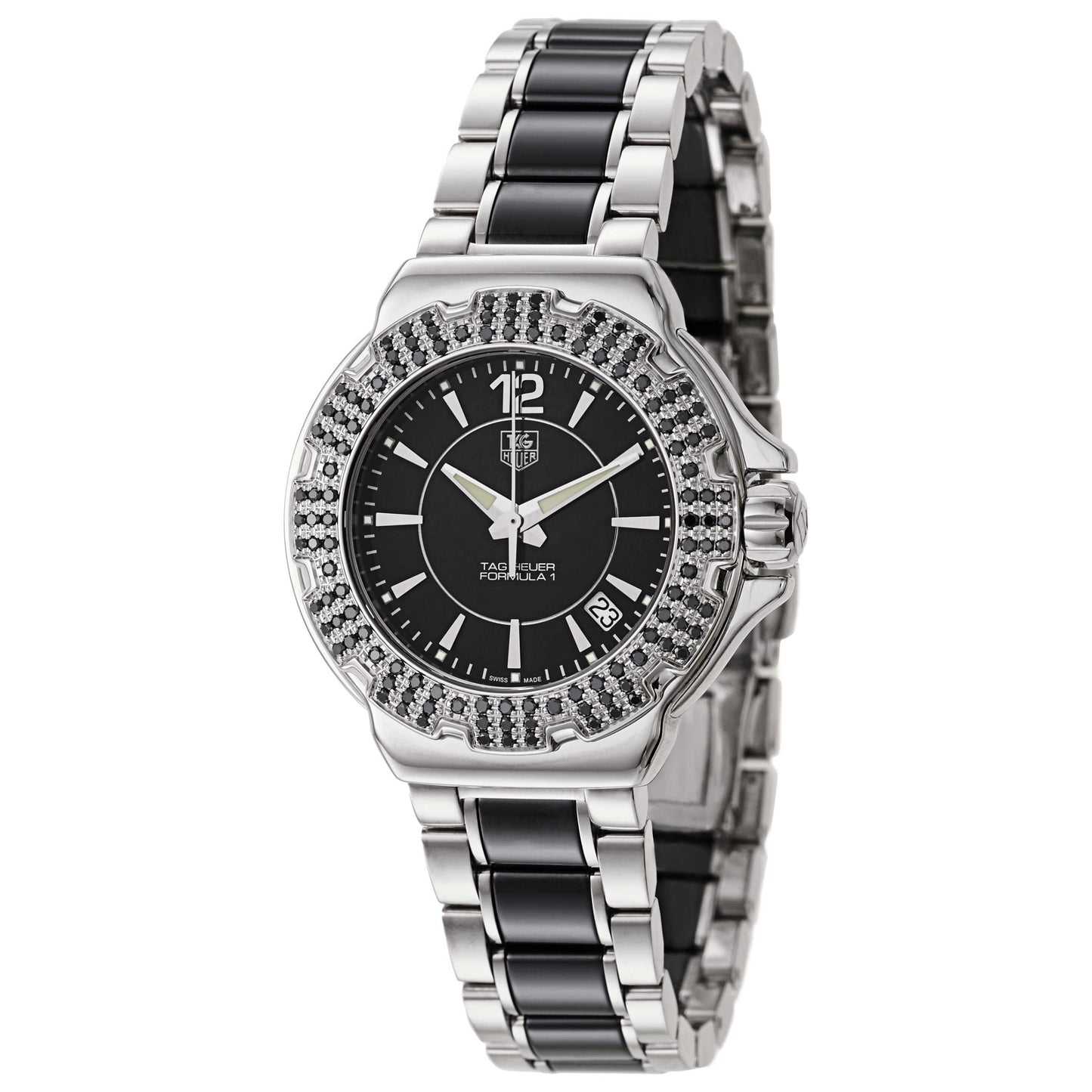 Front view of Tag Heuer Formula 1 Women's Swiss Quartz (Battery-Powered) Watch WAH1216-BA0859