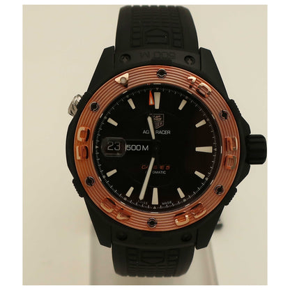 Front view of Tag Heuer Aquaracer Men's Automatic Watch WAJ2182-FT6015-SDP