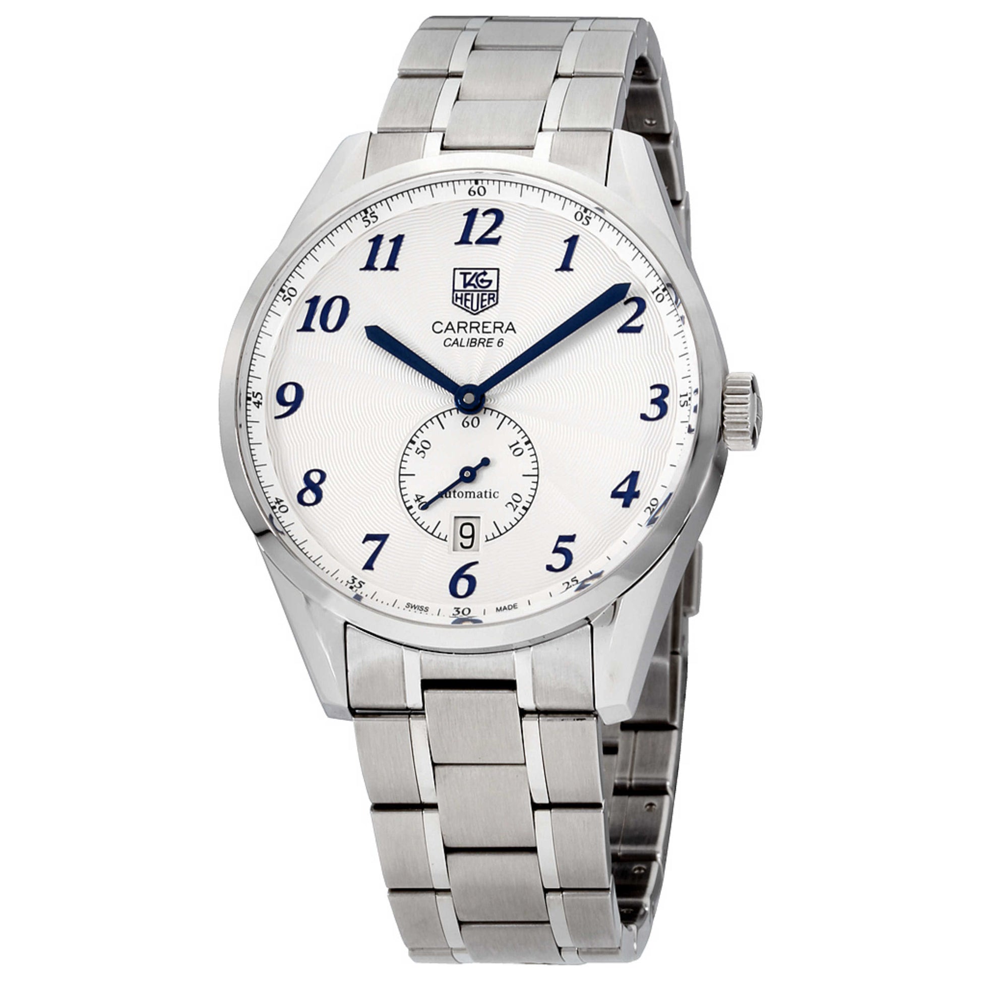 Front view of Tag Heuer Carrera Men's Automatic Watch WAS2111-BA0732