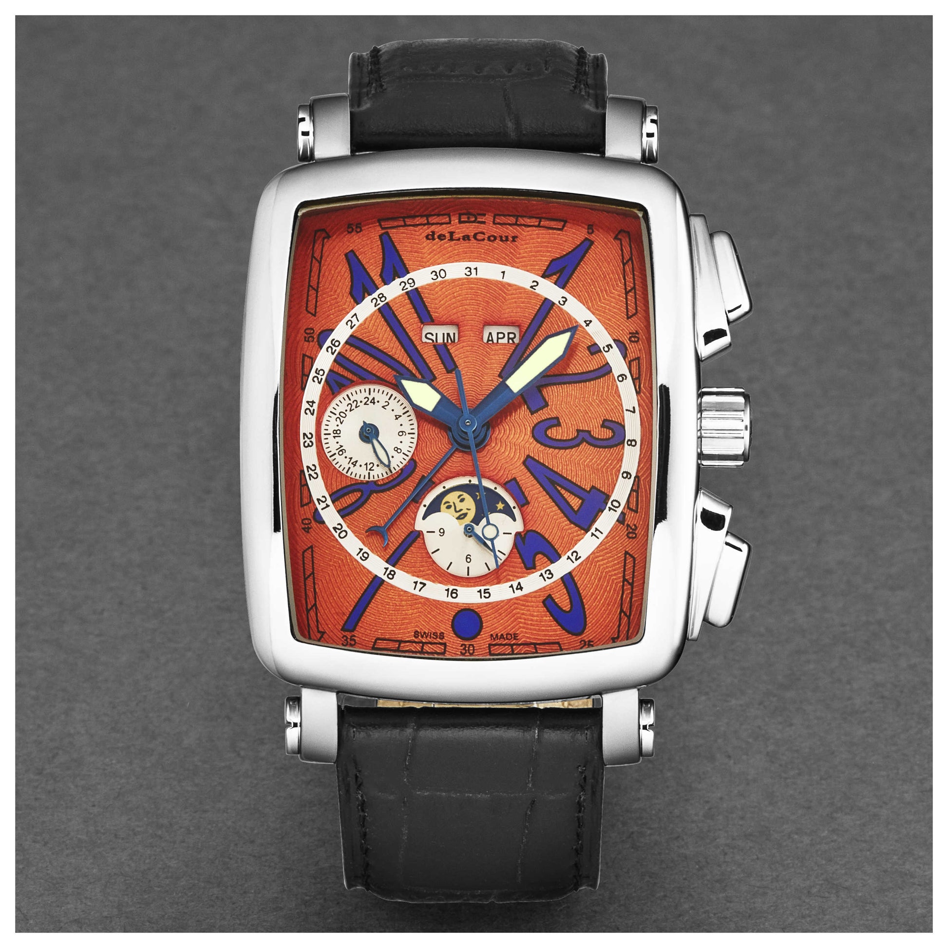DeLaCour ViaLarga Men's Automatic Watch WAST1026-ORG - Image #4
