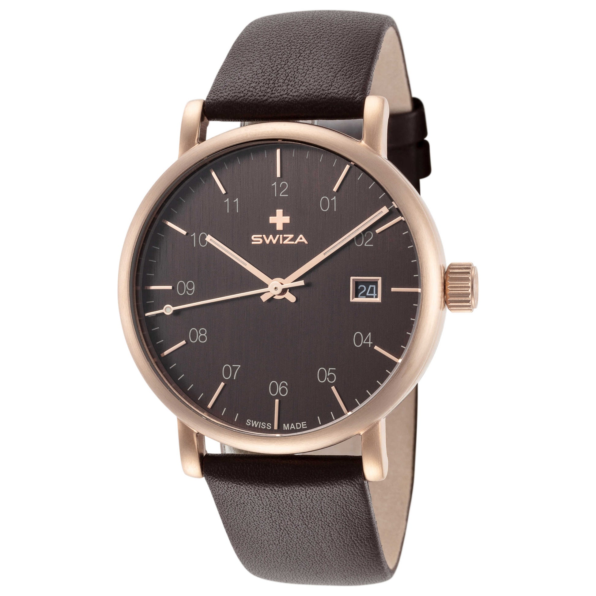 Front view of Swiza Alza Men's Quartz Watch WAT.0141.1901