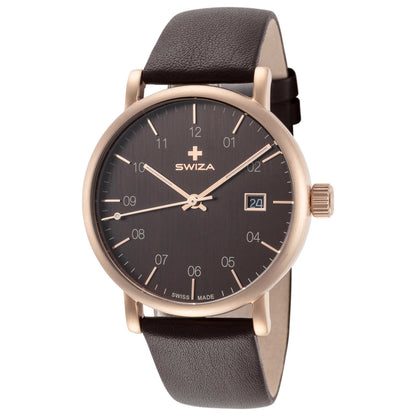 Front view of Swiza Alza Men's Quartz Watch WAT.0141.1901