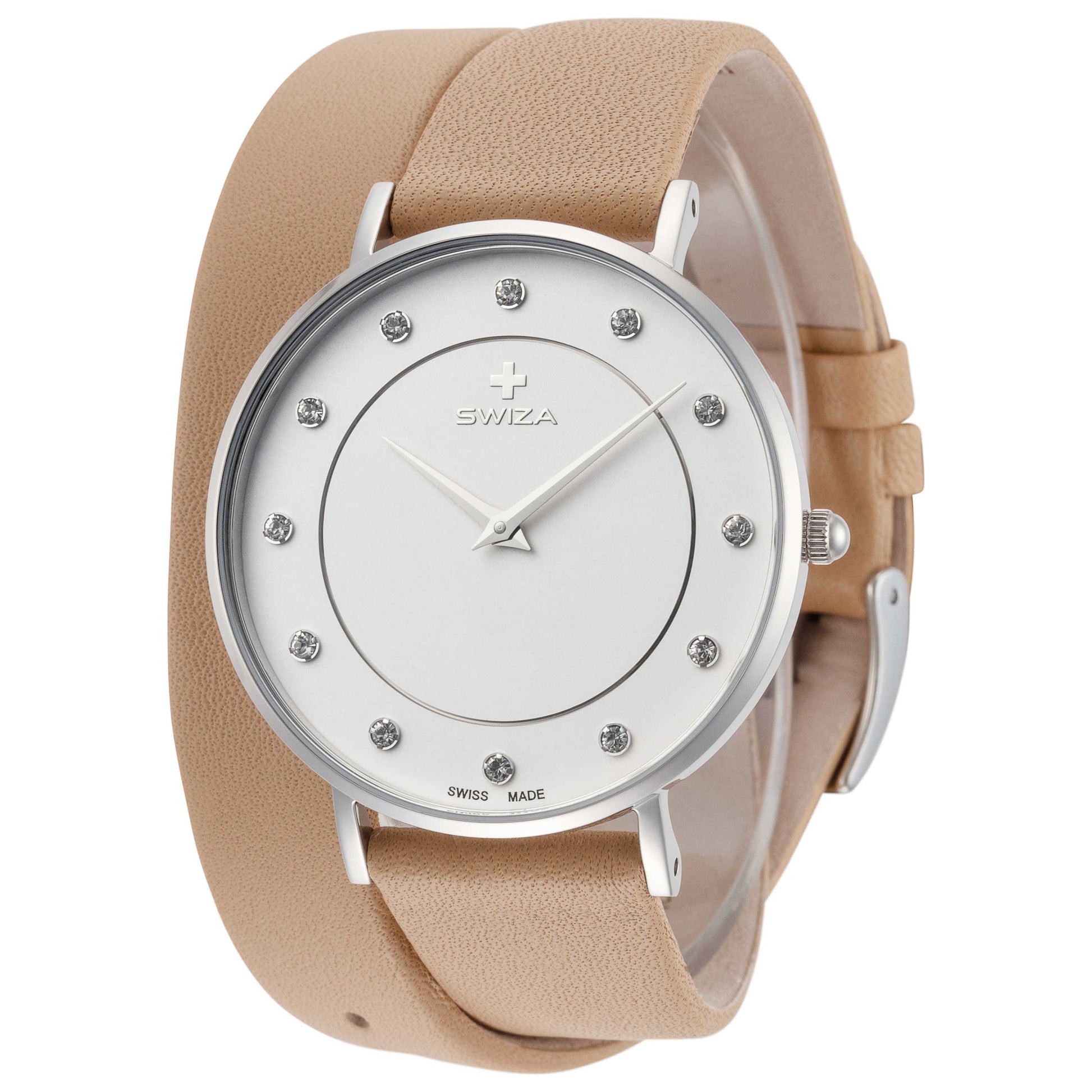 Front view of Swiza Plana Women's Quartz Watch WAT.0921.1004