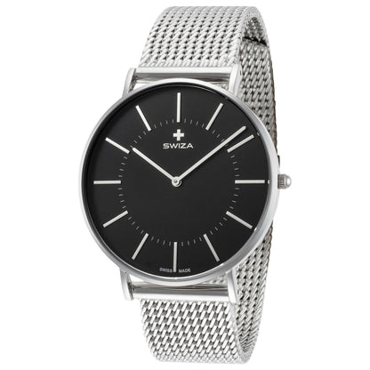 Front view of Swiza Plana Men's Quartz Watch WAT.0941.1004