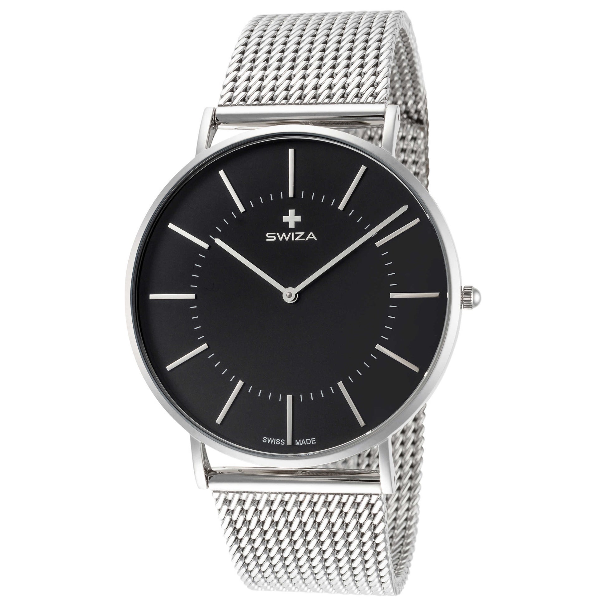 Front view of Swiza Plana Men's Quartz Watch WAT.0951.1004