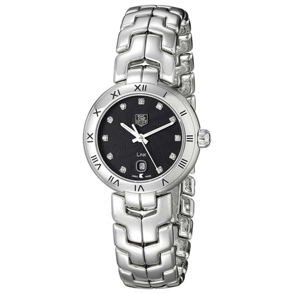 Front view of Tag Heuer Link Women's Swiss Quartz (Battery-Powered) Watch WAT1410-BA0954-SD