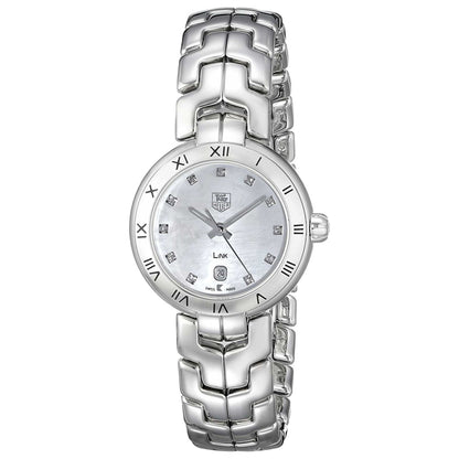 Front view of Tag Heuer Link Women's Swiss Quartz (Battery-Powered) Watch WAT1417-BA0954-SD