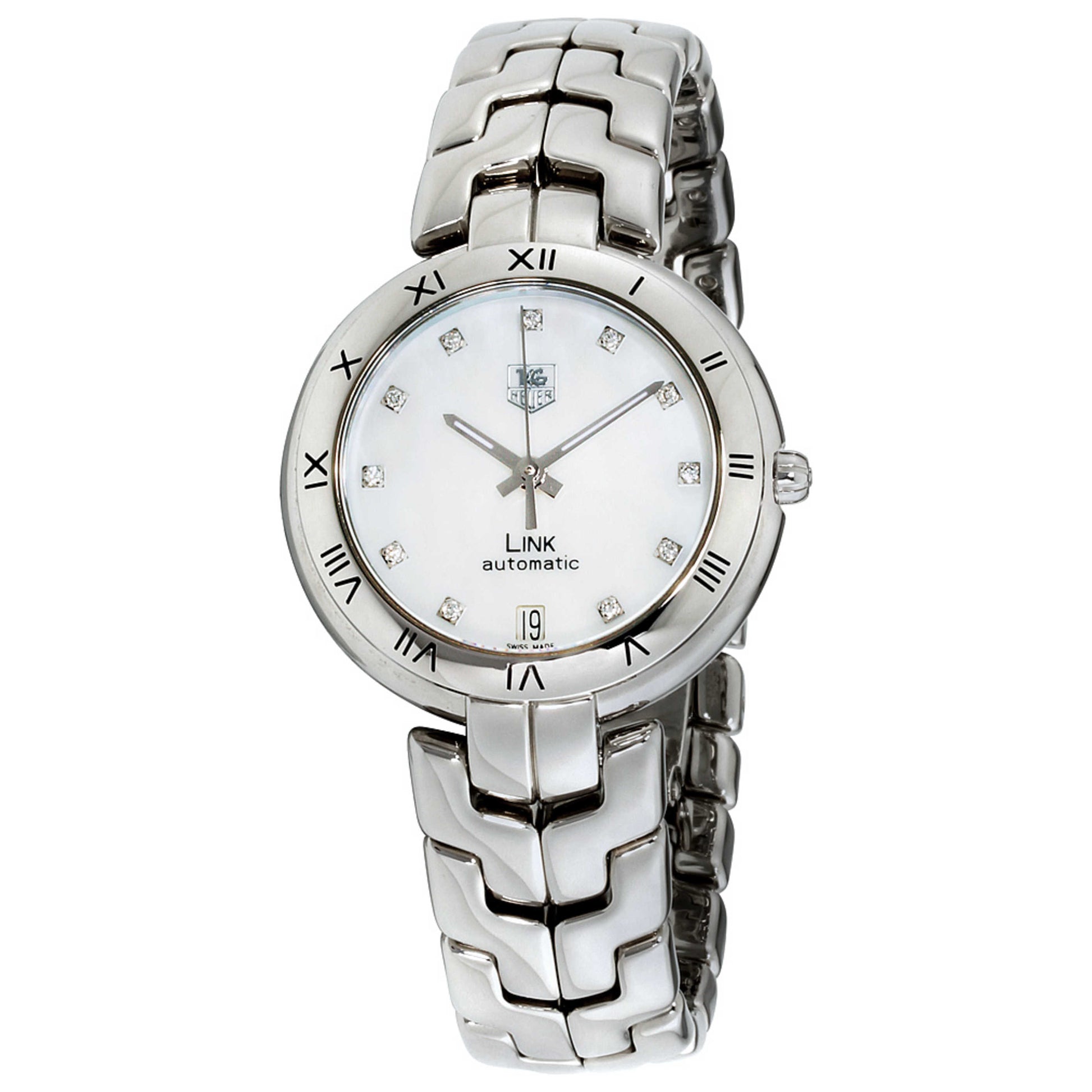 Front view of Tag Heuer Link Women's Automatic Watch WAT2315.BA0956