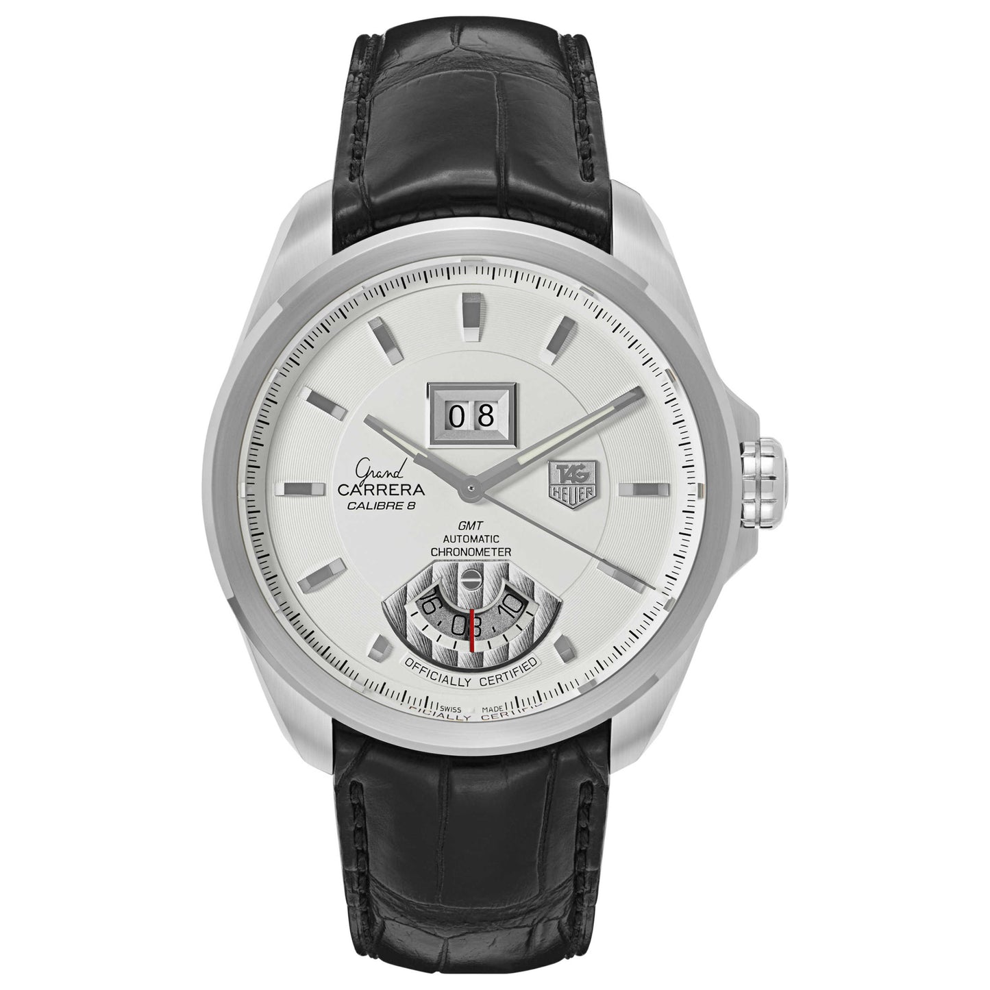 Front view of Tag Heuer Grand Carrera Men's Automatic Watch WAV5112-FC6225
