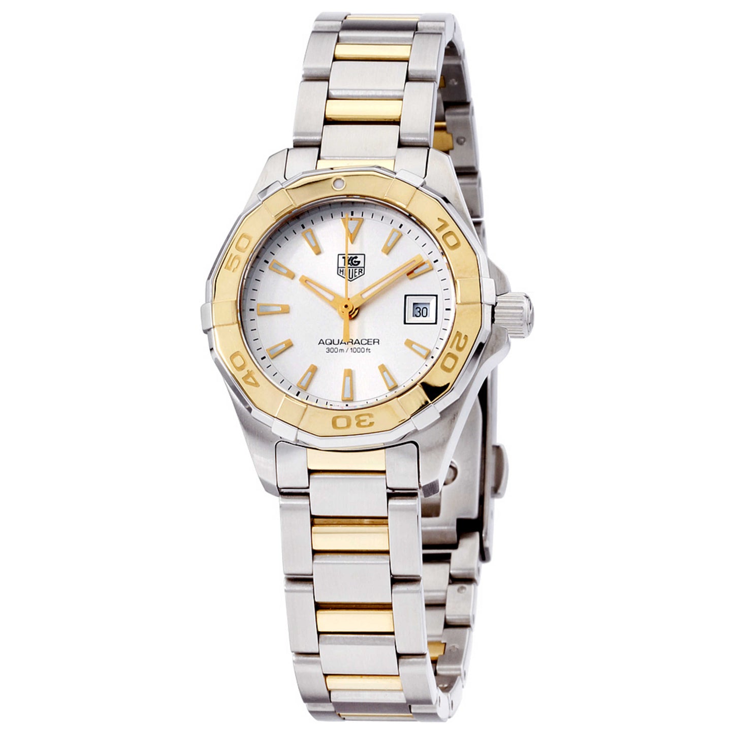 Front view of Tag Heuer Aquaracer Women's Quartz Watch WAY1455.BD0922