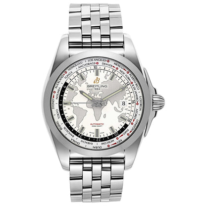 Front view of Breitling Galactic Men's Automatic Watch WB3510U0-A777-375A
