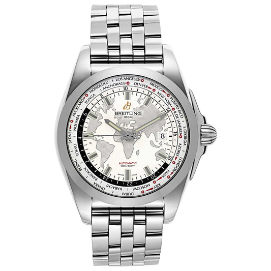 Front view of Breitling Galactic Men's Automatic Watch WB3510U0-A777-375A