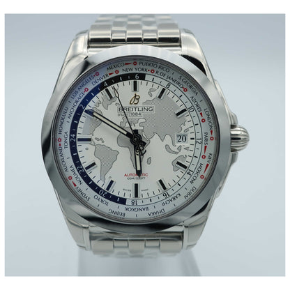 Front view of Breitling Galactic Men's Automatic Watch WB3510U0-A777375A-SD