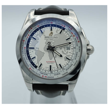 Front view of Breitling Galactic Men's Automatic Watch WB3510U0-A777435X-SD