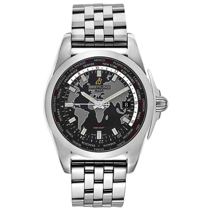 Front view of Breitling Galactic Men's Automatic Watch WB3510U4-BD94-375A