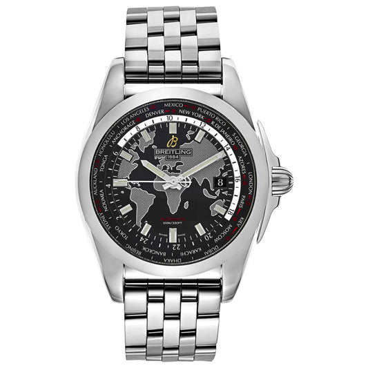 Front view of Breitling Galactic Men's Automatic Watch WB3510U4-BD94-375A