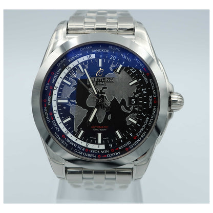 Front view of Breitling Galactic Men's Automatic Watch WB3510U4-BD94375A-SD