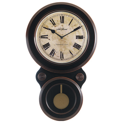 Front view of Seth Thomas Pendulum Wall Clock Clock WBL001409