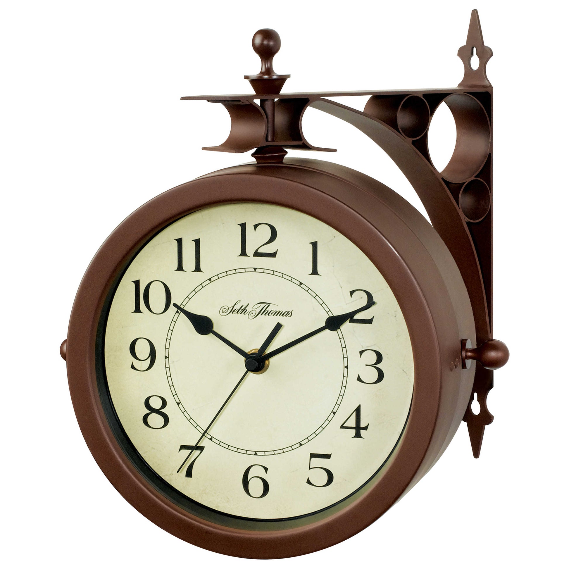 Front view of Seth Thomas Indoor/Outdoor Clock Clock WBR002647