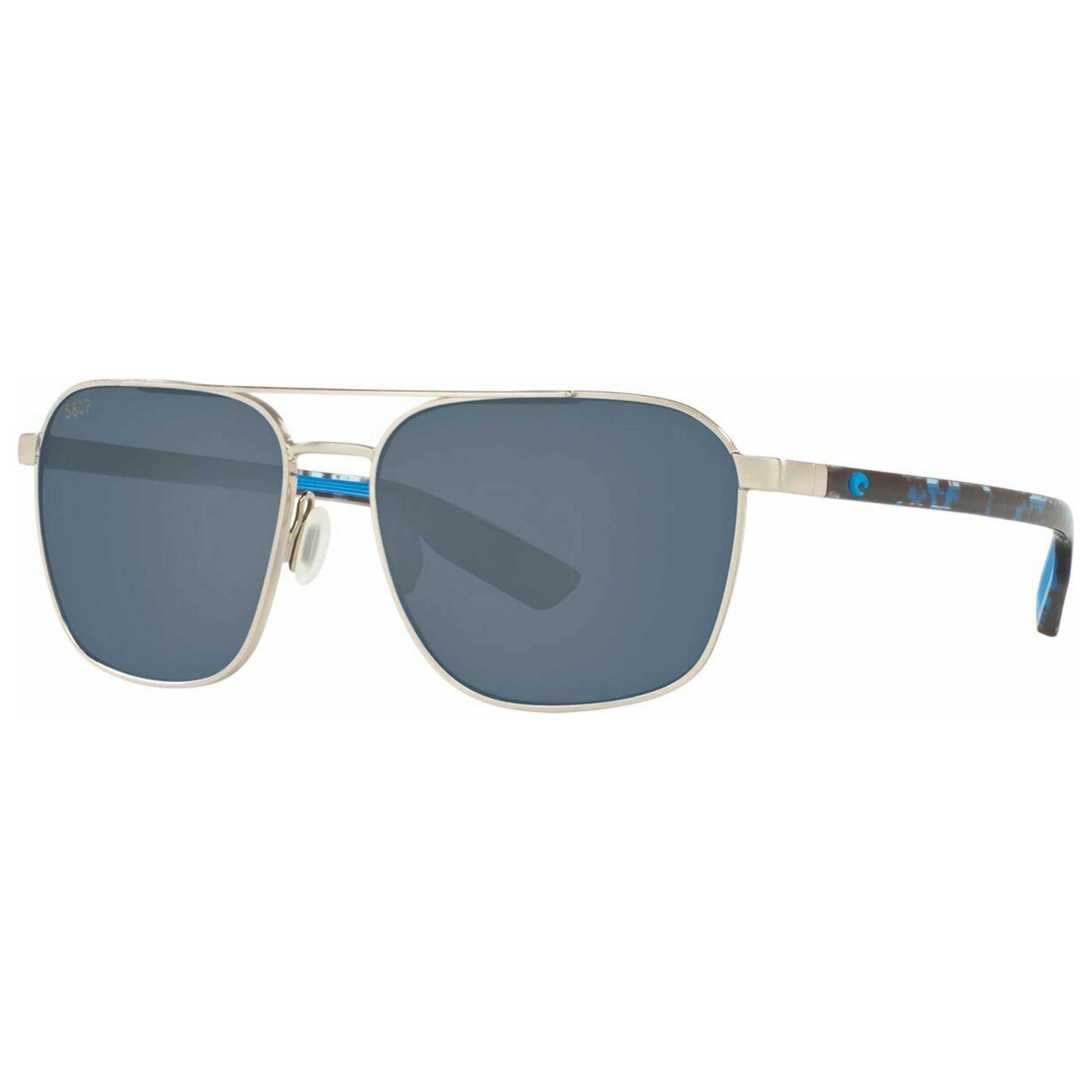 Front view of Costa del Mar Wader Unisex Sunglasses WDR-293-OGP