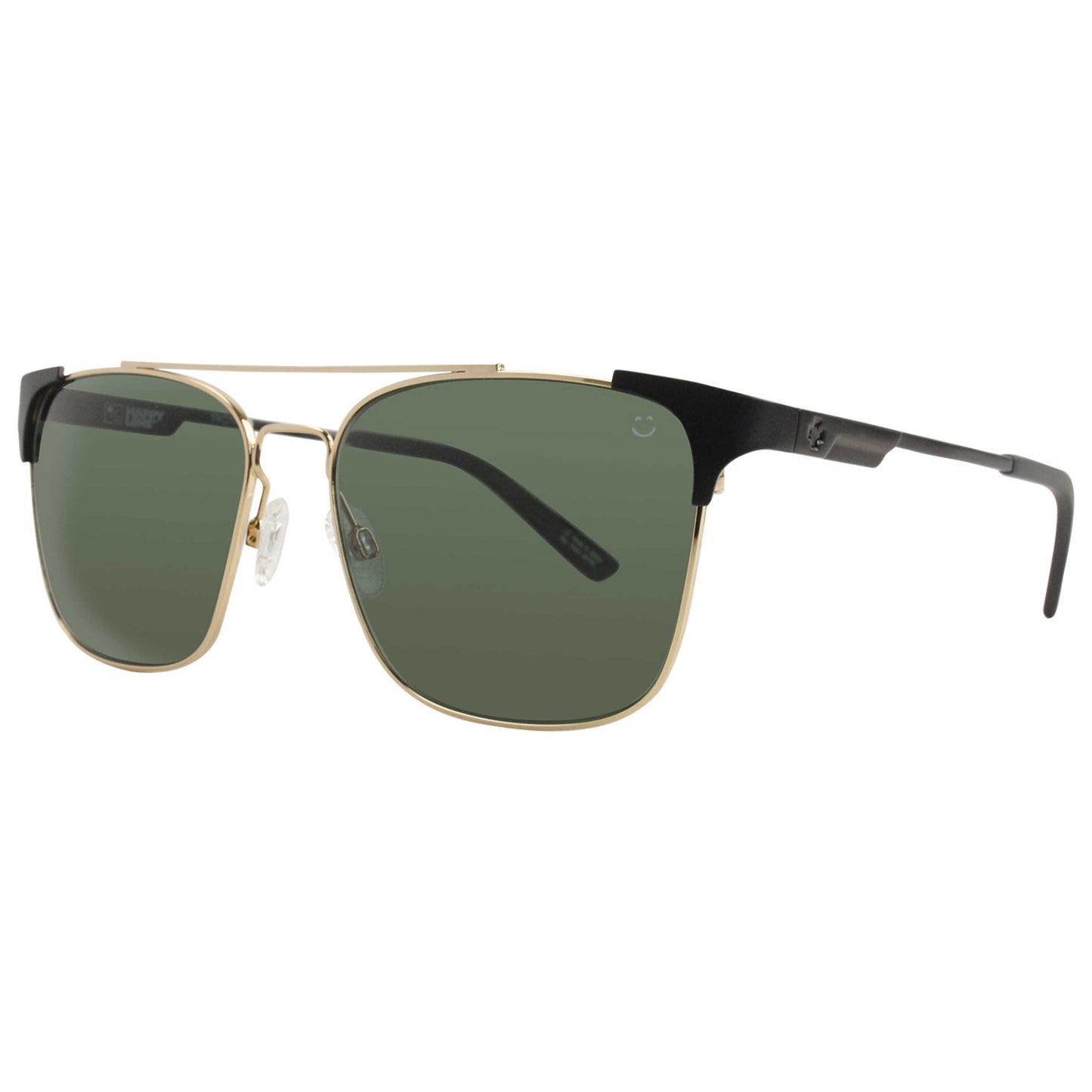 Front view of Spy Fashion Men's Sunglasses WINGATE-MATTEB-MATTEBLACKGOLD-0