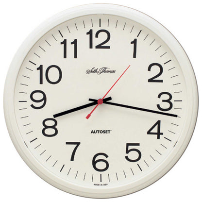 Front view of Seth Thomas Wall Clock Quartz Clock WIV001137