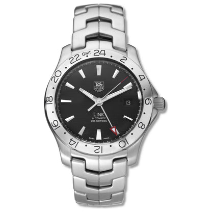Front view of Tag Heuer Link Men's Automatic Watch WJF2116-BA0570