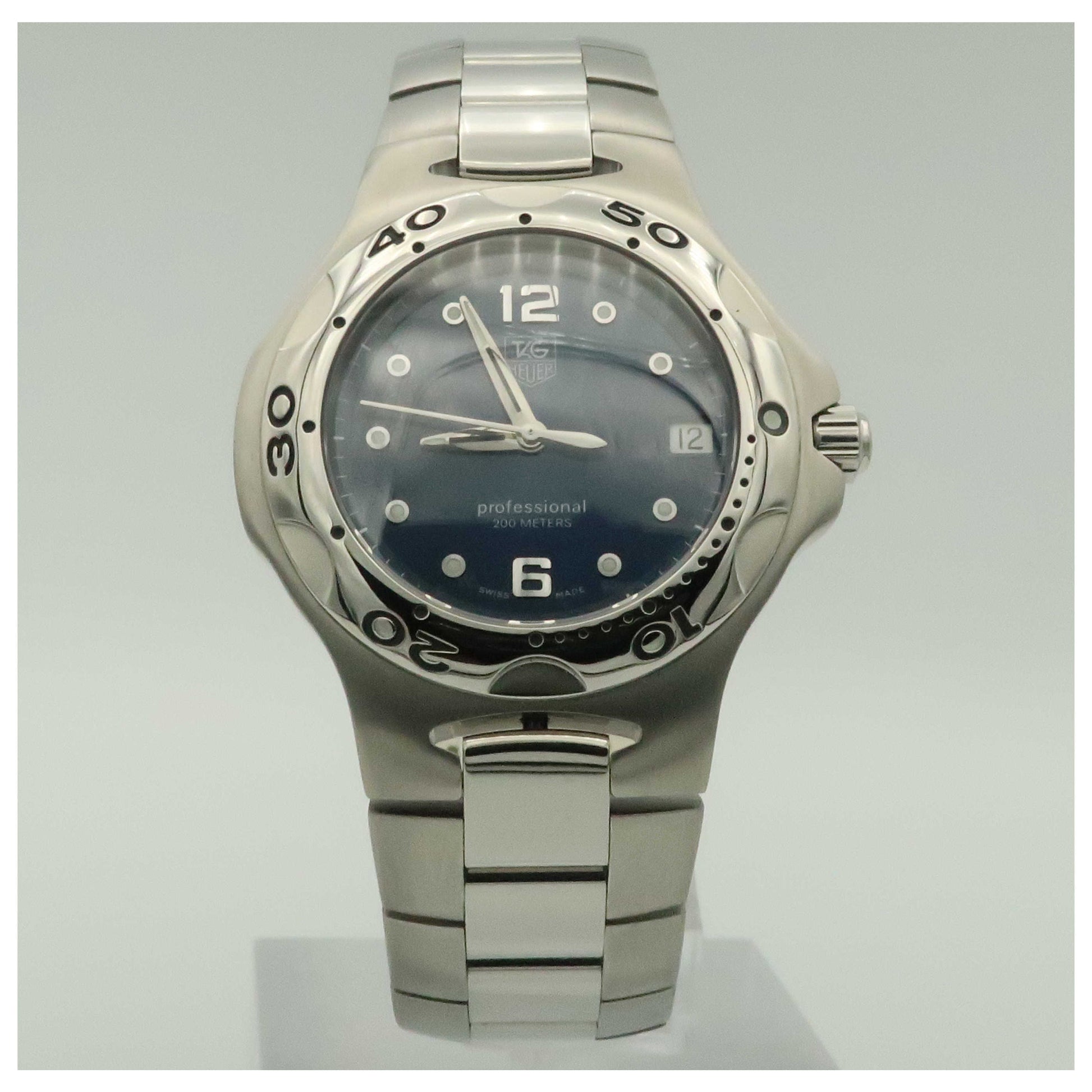 Front view of Tag Heuer Kirium Men's Swiss Quartz (Battery-Powered) Watch WL111F-BA0701-PO