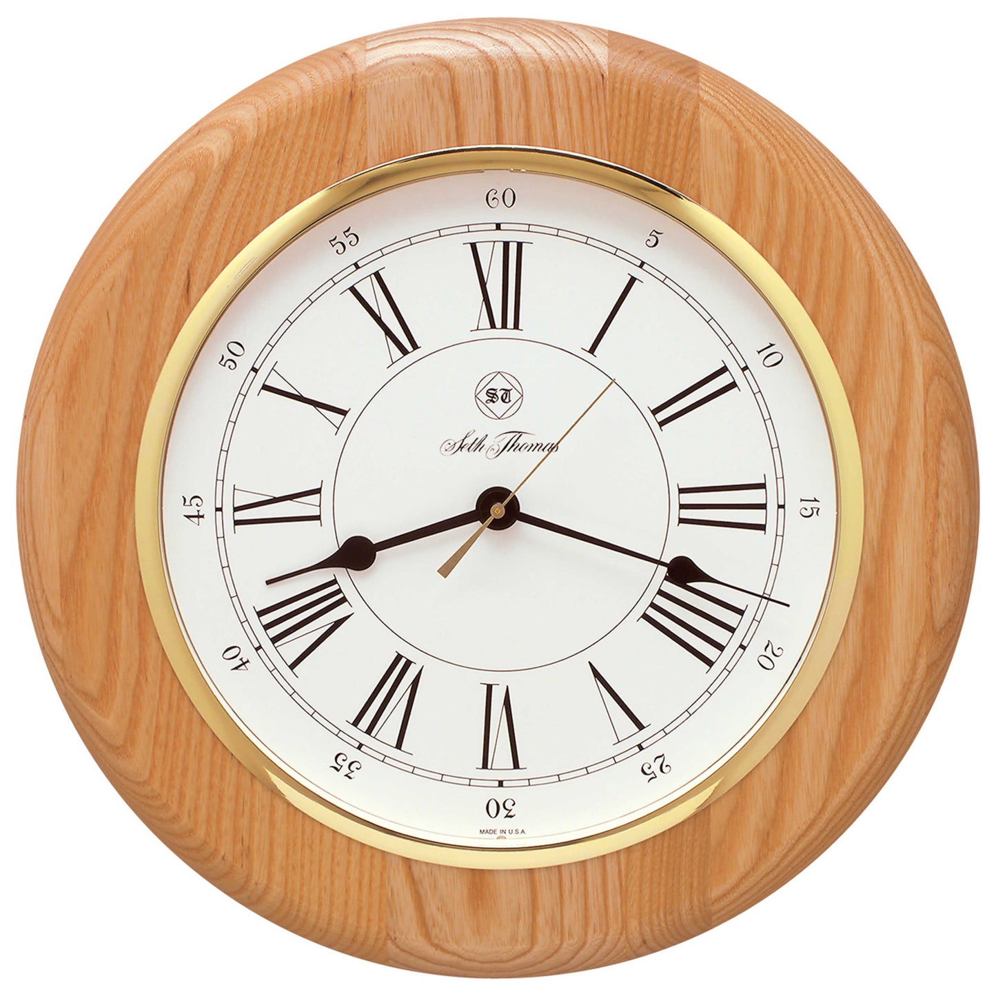 Front view of Seth Thomas Wall Clock Clock WOK002658