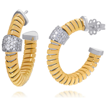 Tessitore Tubogas Women's Earrings WOT-38 - Image #3