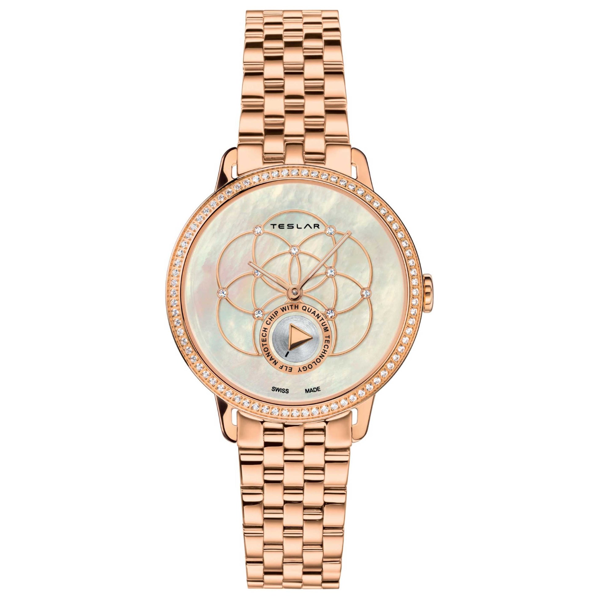 Front view of Teslar Re-Balance T-2 Women's Quartz Watch WTTM00619